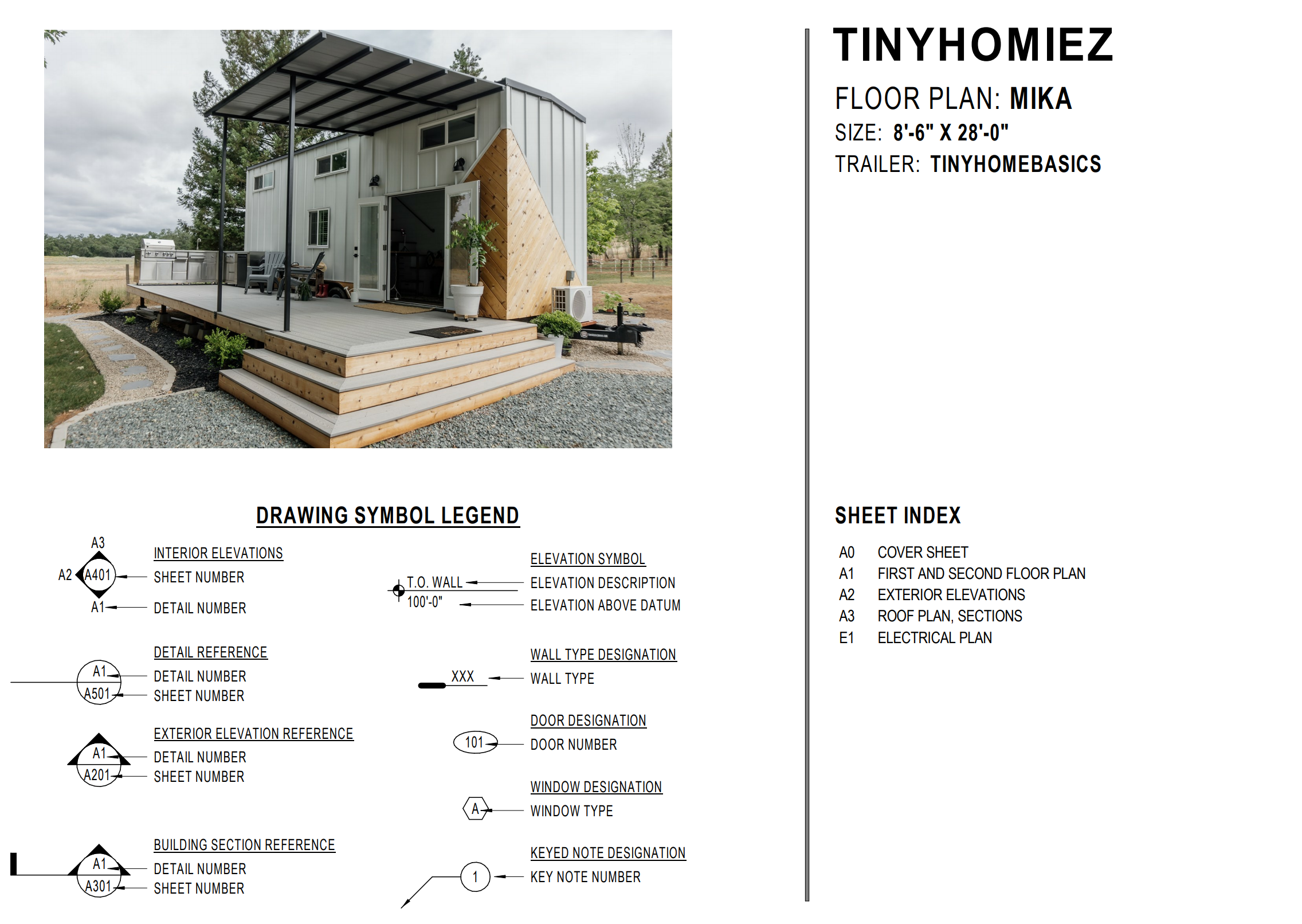 The Mika Tiny Home Plan